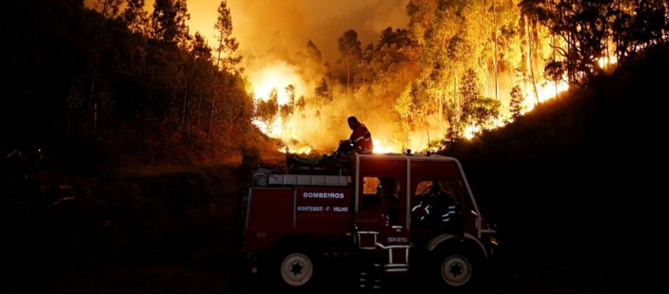 Συνεχίζει η μάχη με τις φλόγες στην Πορτογαλία: Στους 63 οι νεκροί (φωτό)